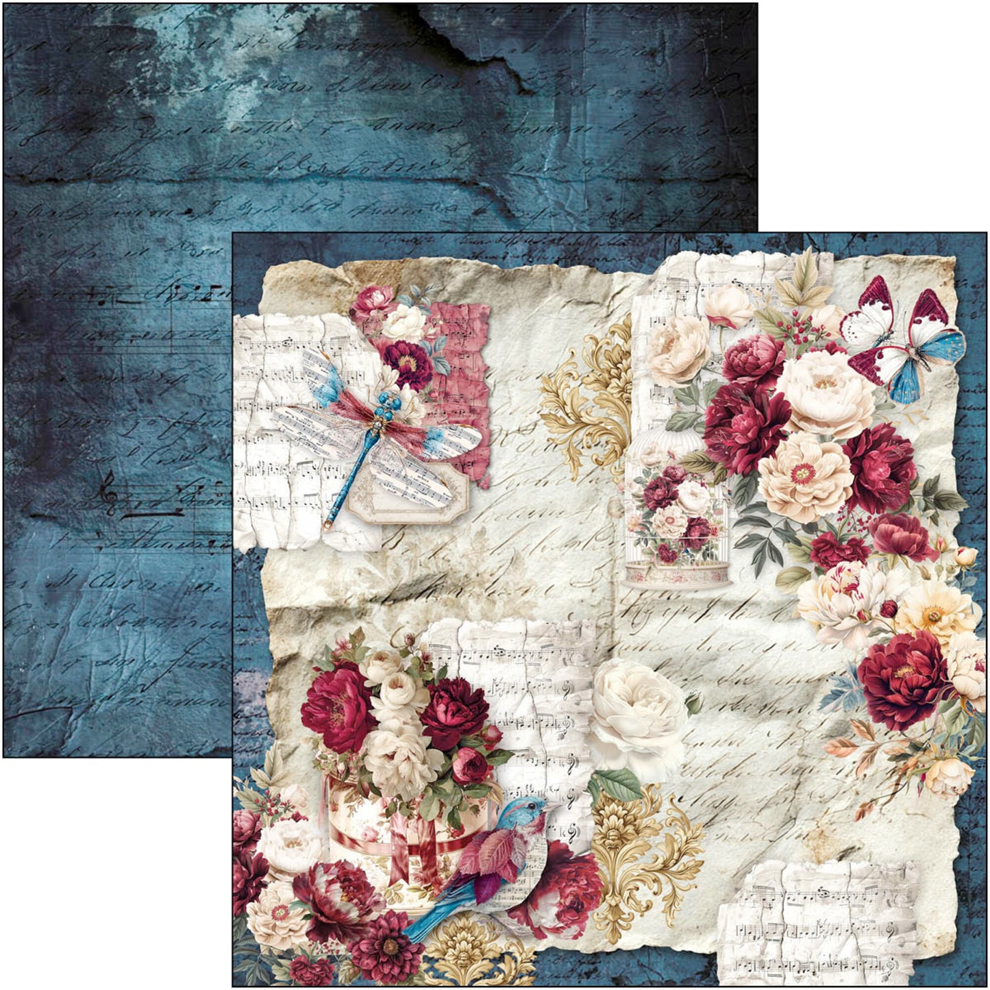 Ciao Bella Bohemian Burgundy papierpakket
