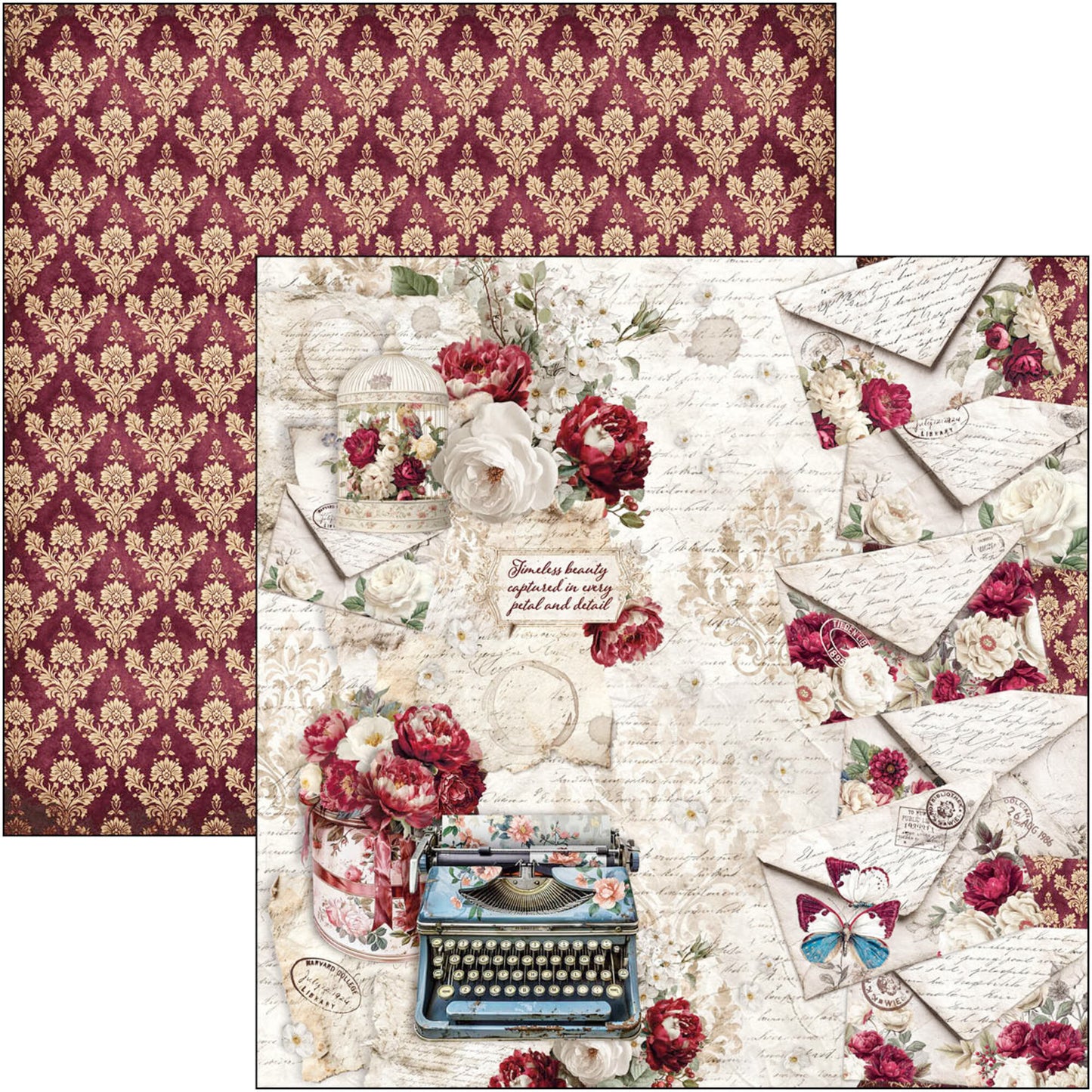 Ciao Bella Bohemian Burgundy papierpakket
