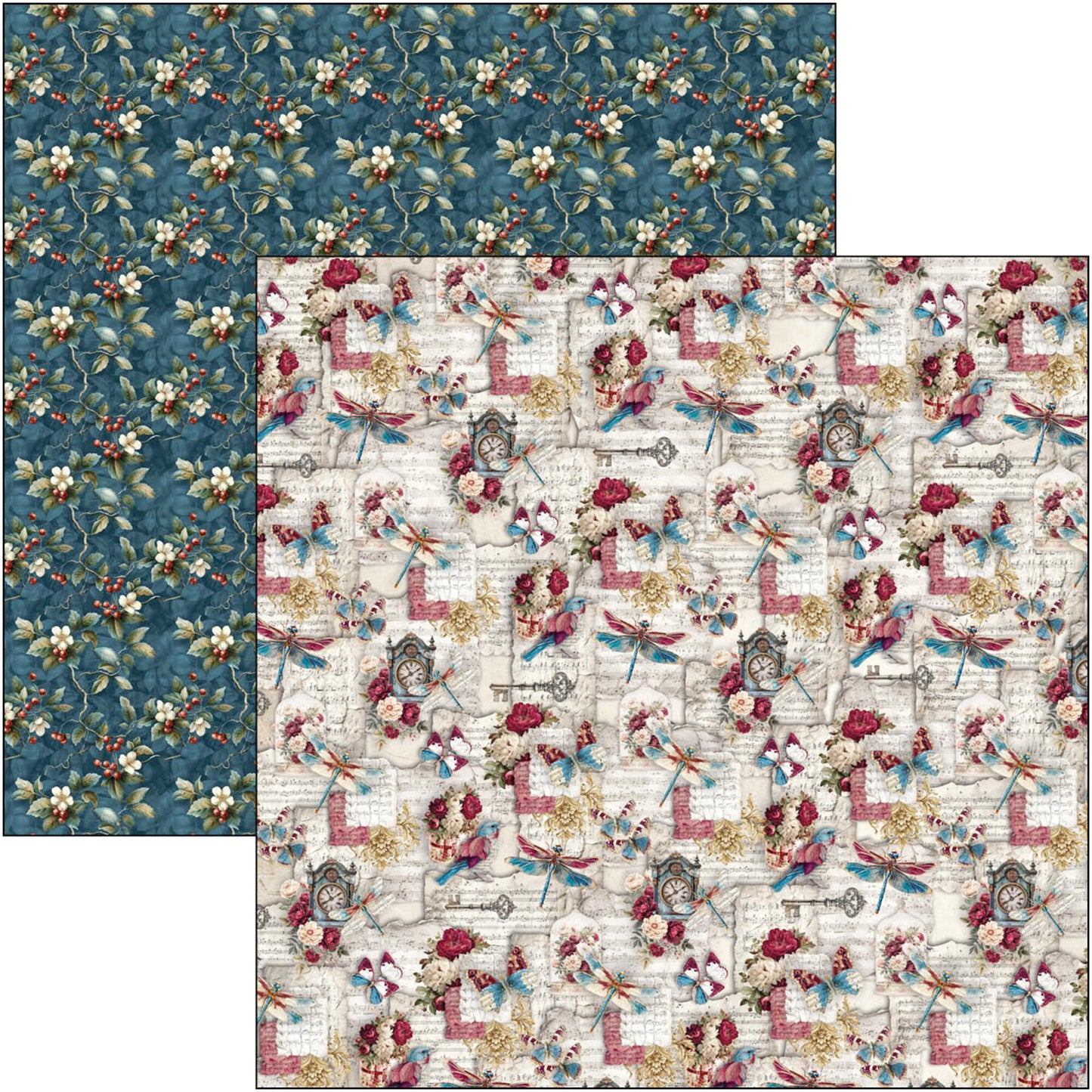 Ciao Bella Bohemian Burgundy papierpakket