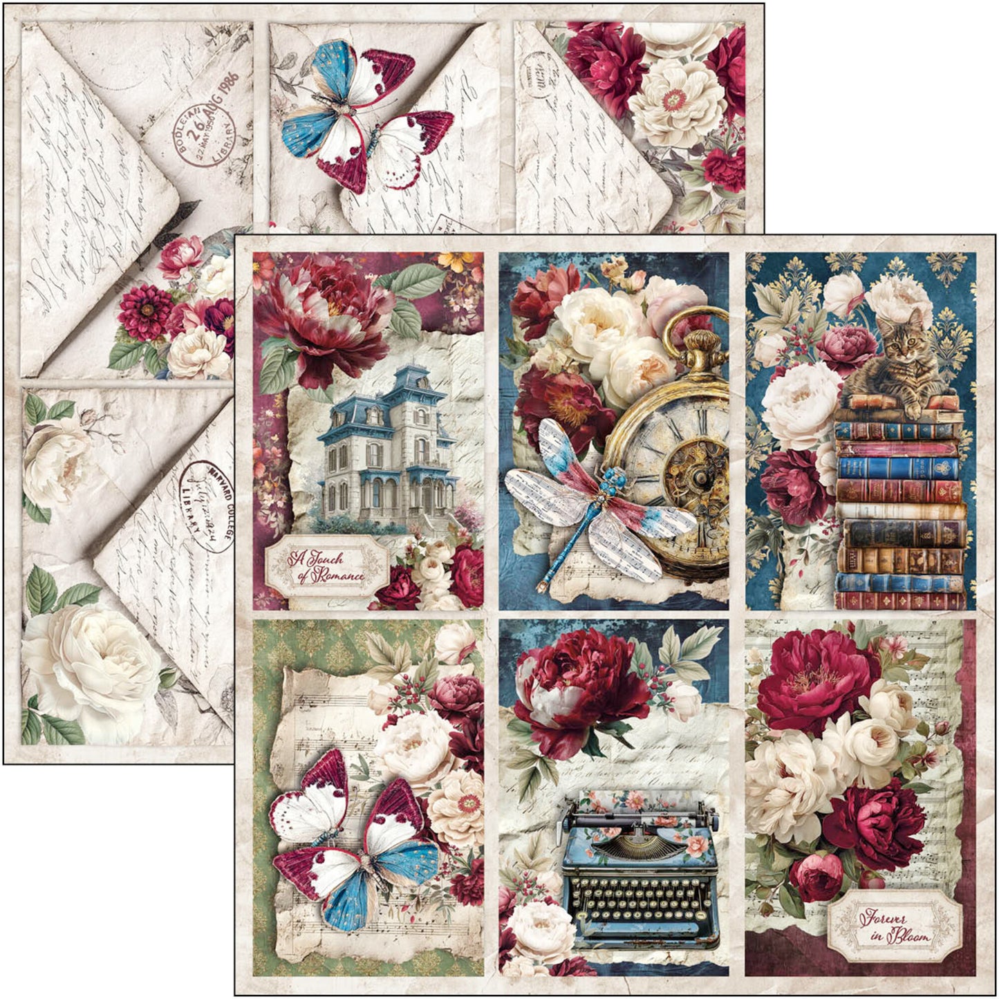 Ciao Bella Bohemian Burgundy papierpakket