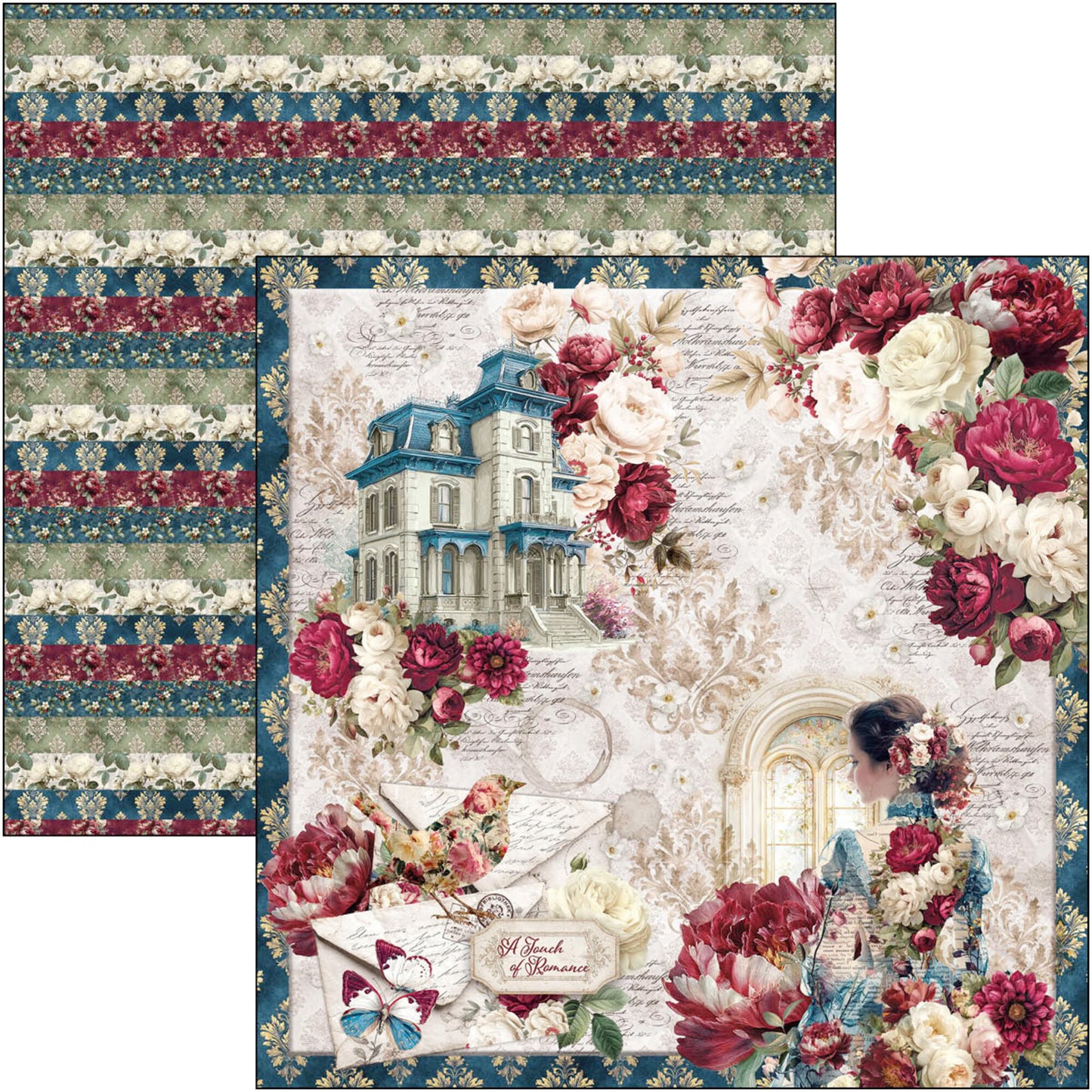 Ciao Bella Bohemian Burgundy papierpakket