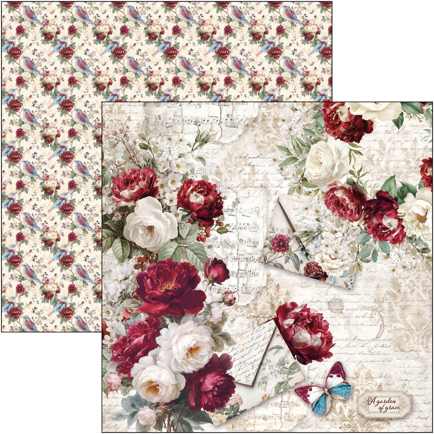 Ciao Bella Bohemian Burgundy papierpakket