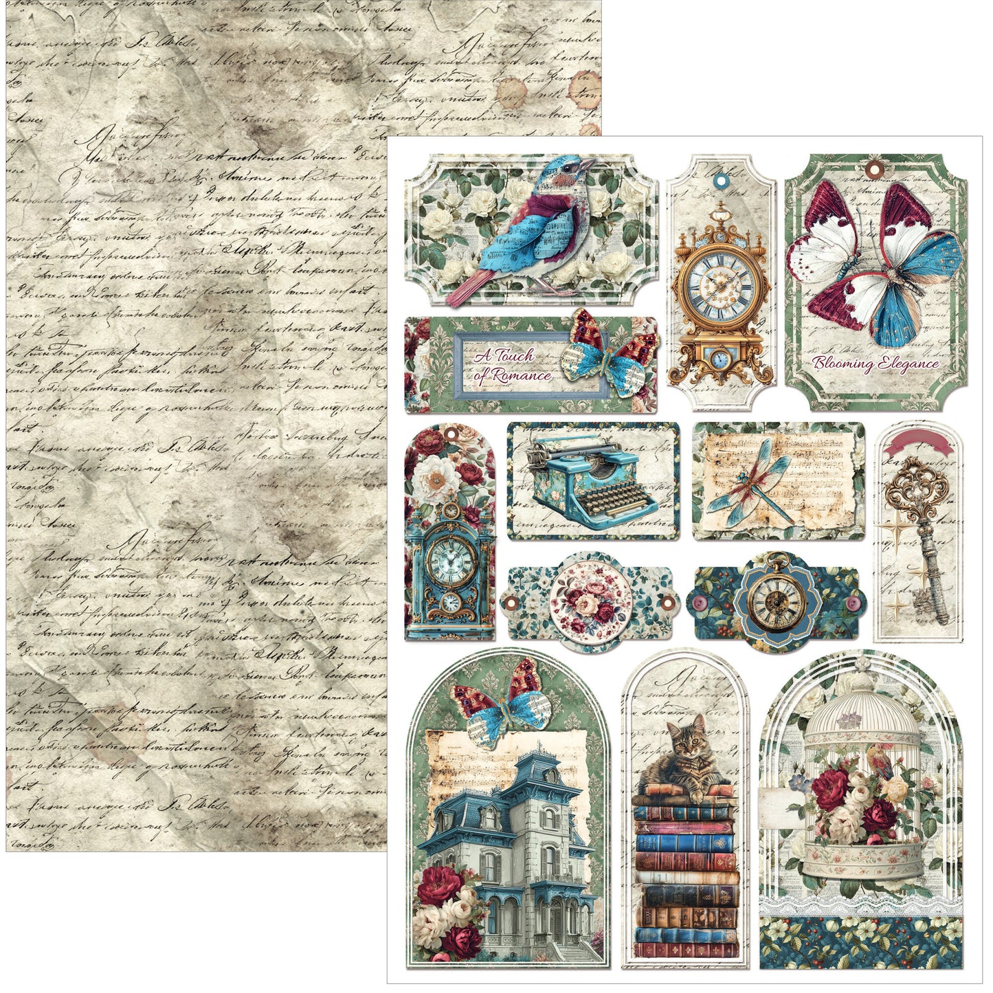 Ciao Bella, Bohemian Burgundy creative A4 pad