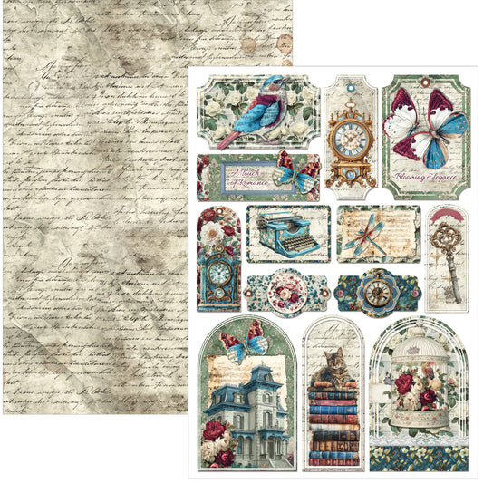 Ciao Bella, Bohemian Burgundy creative A4 pad
