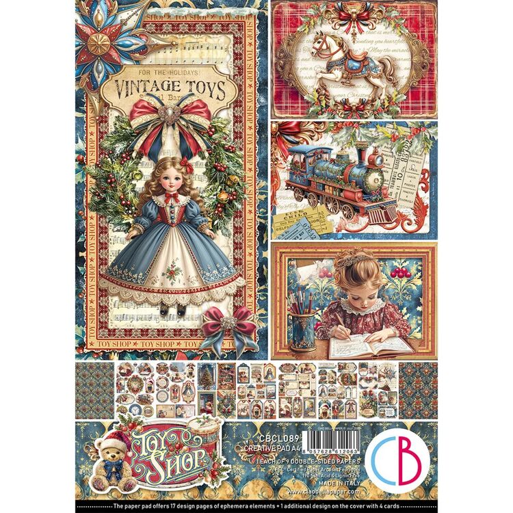 Ciao Bella - Toy Shop - A4 creative pad