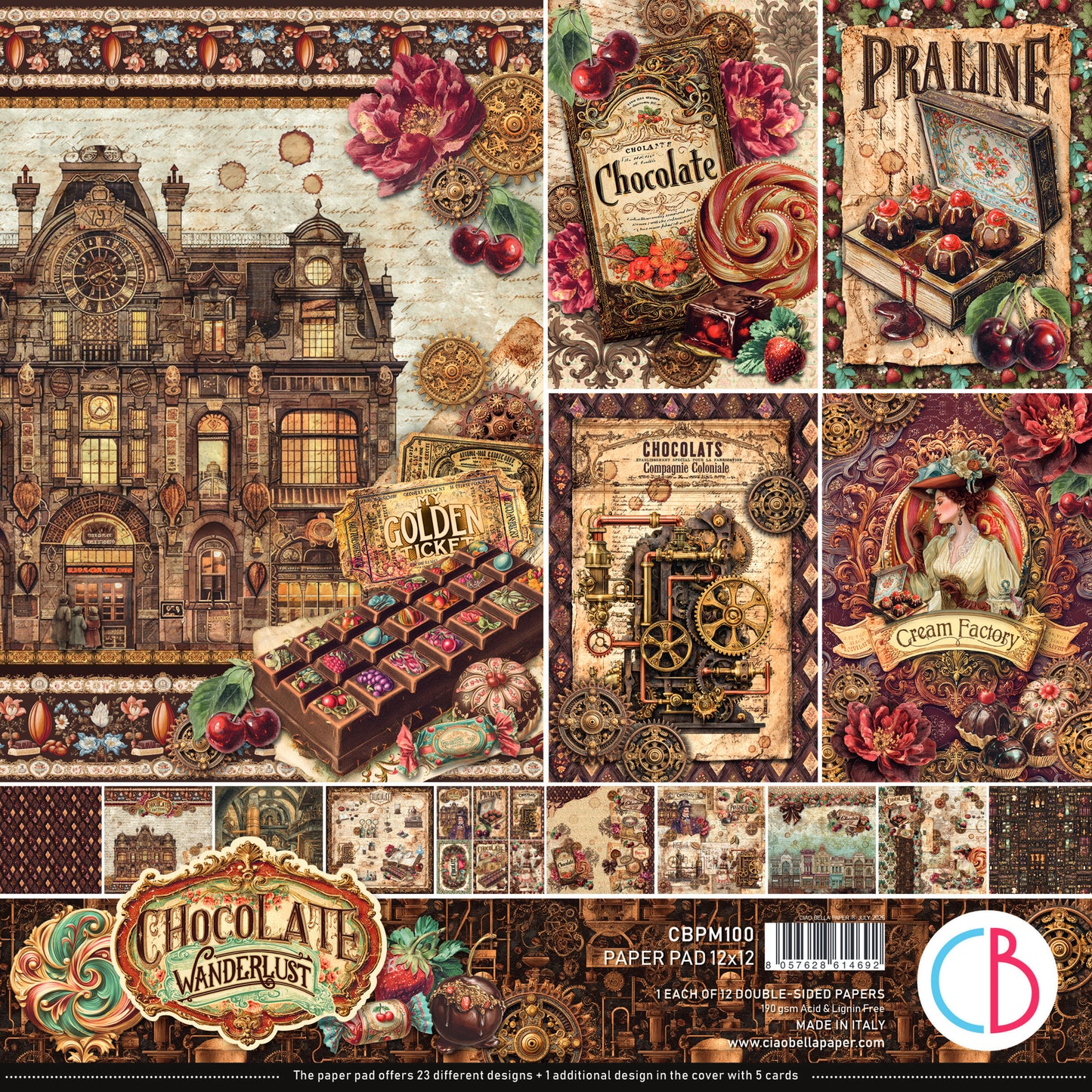 Ciao bella Chocolate Factory papierpakket