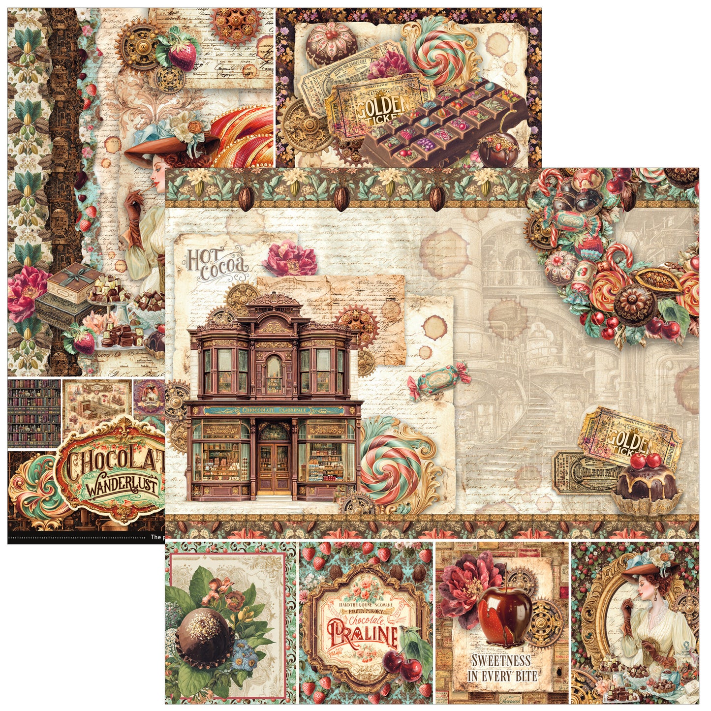 Ciao bella Chocolate Factory papierpakket