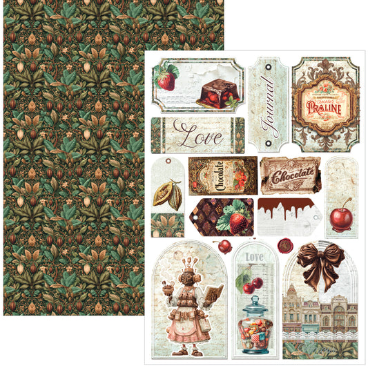 Ciao Bella Chocolate Factory A4 creative pad