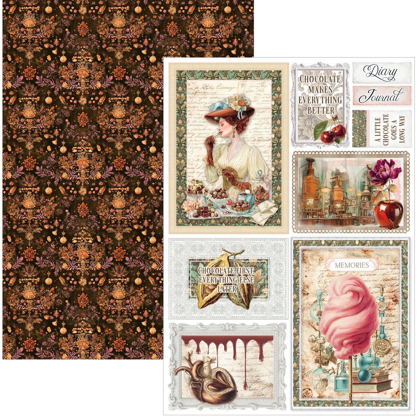 Ciao Bella Chocolate Factory A4 creative pad