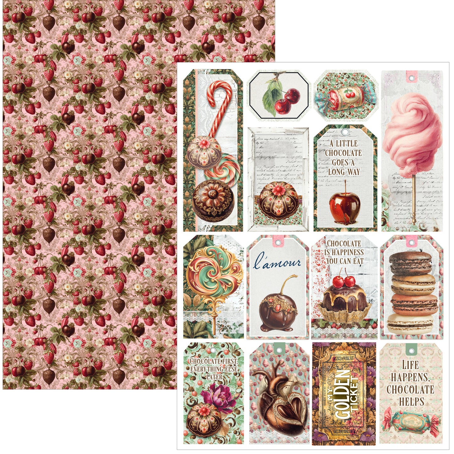 Ciao Bella Chocolate Factory A4 creative pad