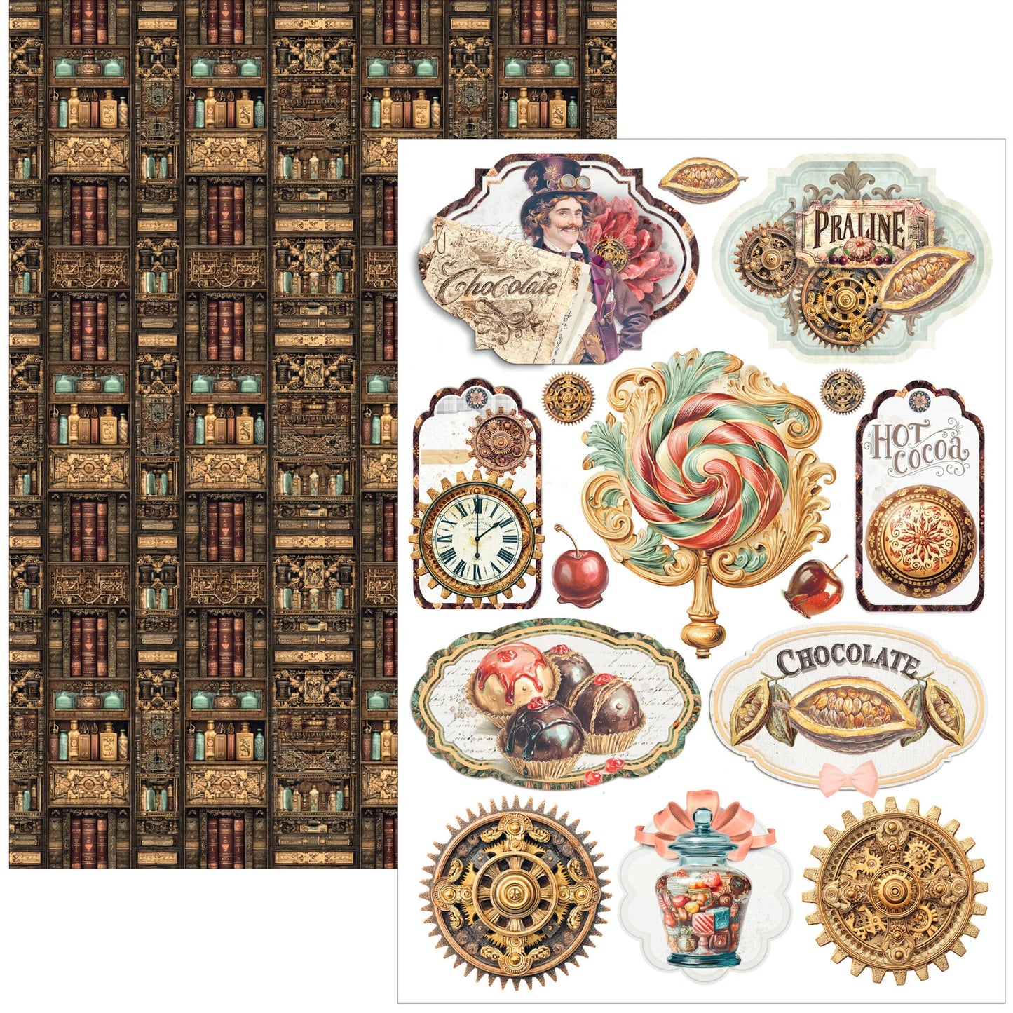 Ciao Bella Chocolate Factory A4 creative pad