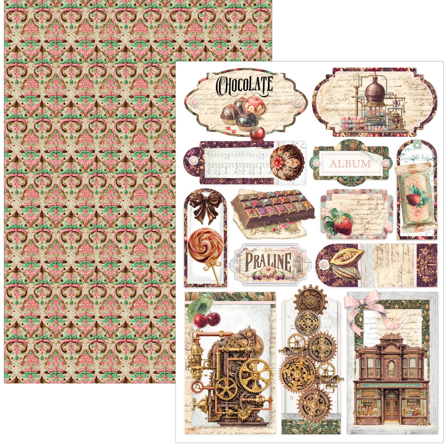 Ciao Bella Chocolate Factory A4 creative pad