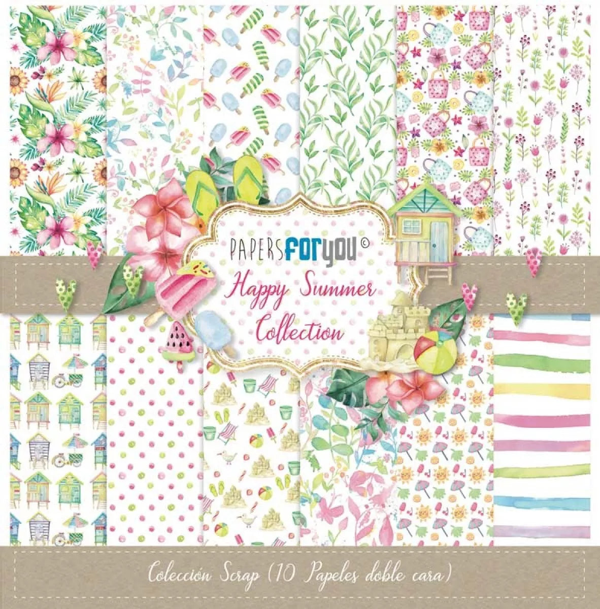 Papers for You - Happy Summer Collection - 12x12 inch