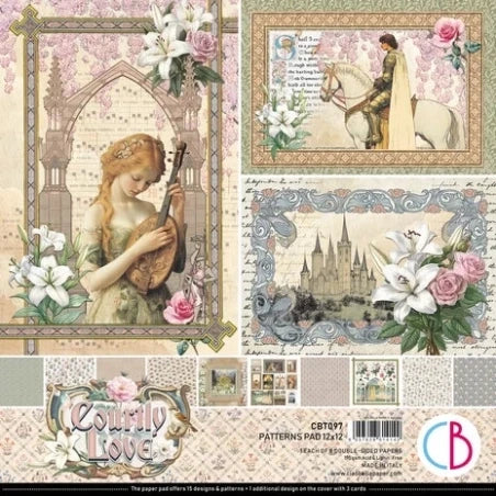 Ciao Bella - Courtly Love - Paper Pad 12x12