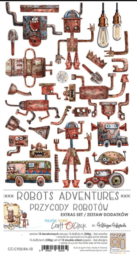 Craft O'Clock -  ROBOTS ADVENTURES - extras set