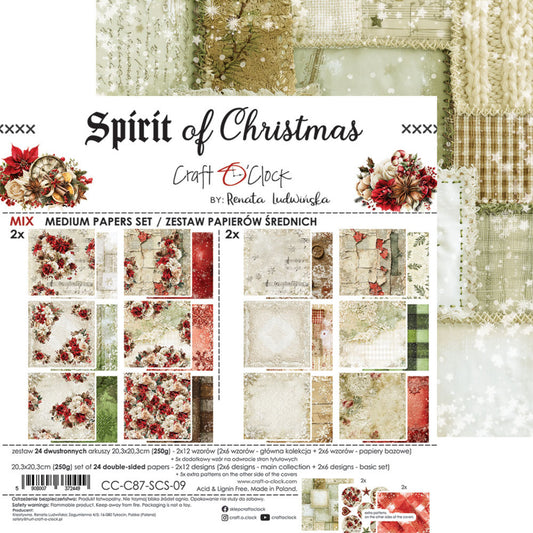 Craft o' clock Spirit of Christmas papers