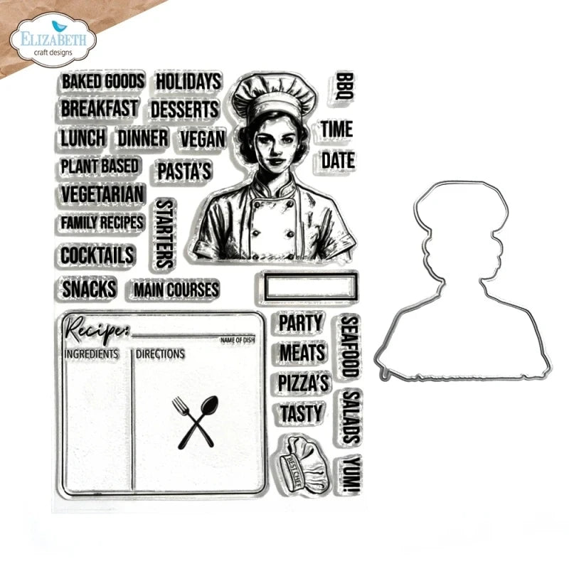 ECD Let's cook stamp & die set