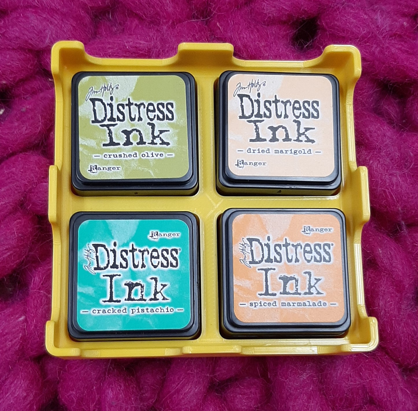 Mini distress ink storage container