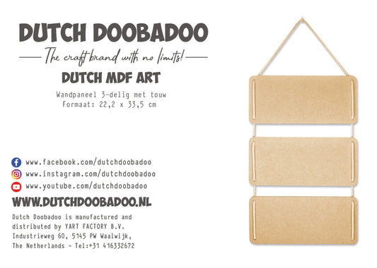 Dutch DoobadooMDF hanging Panels