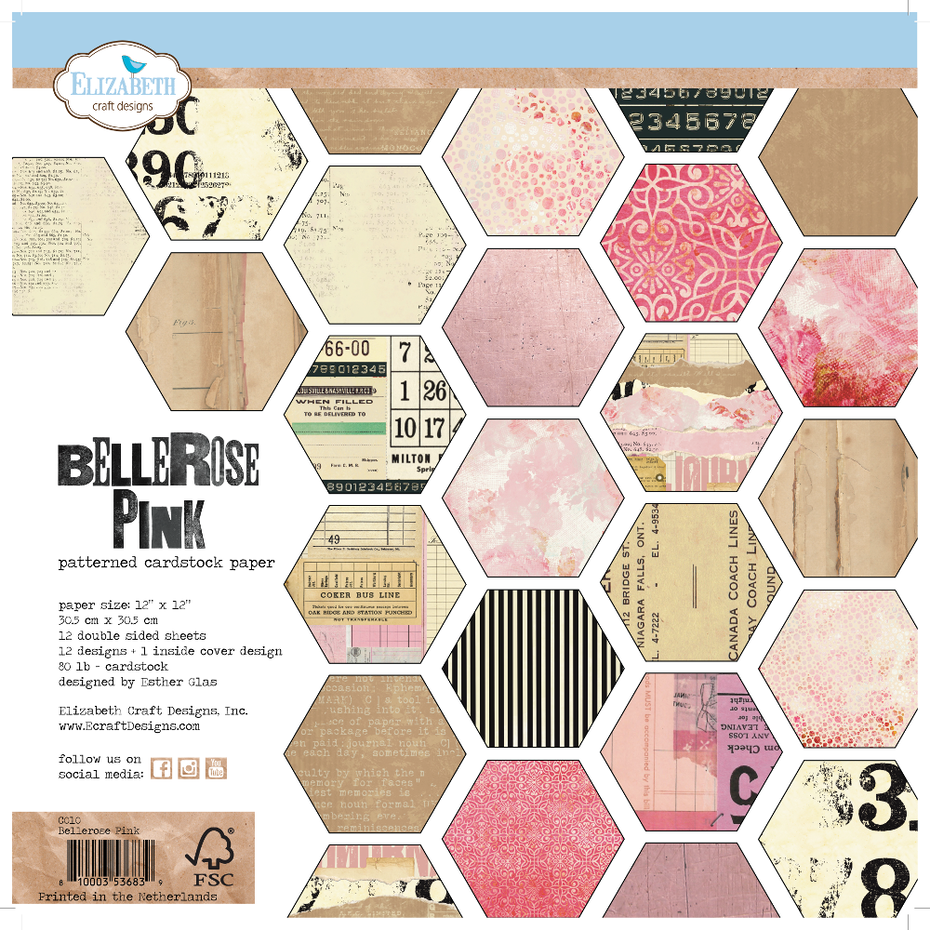 ECD paper Bellerose Pink