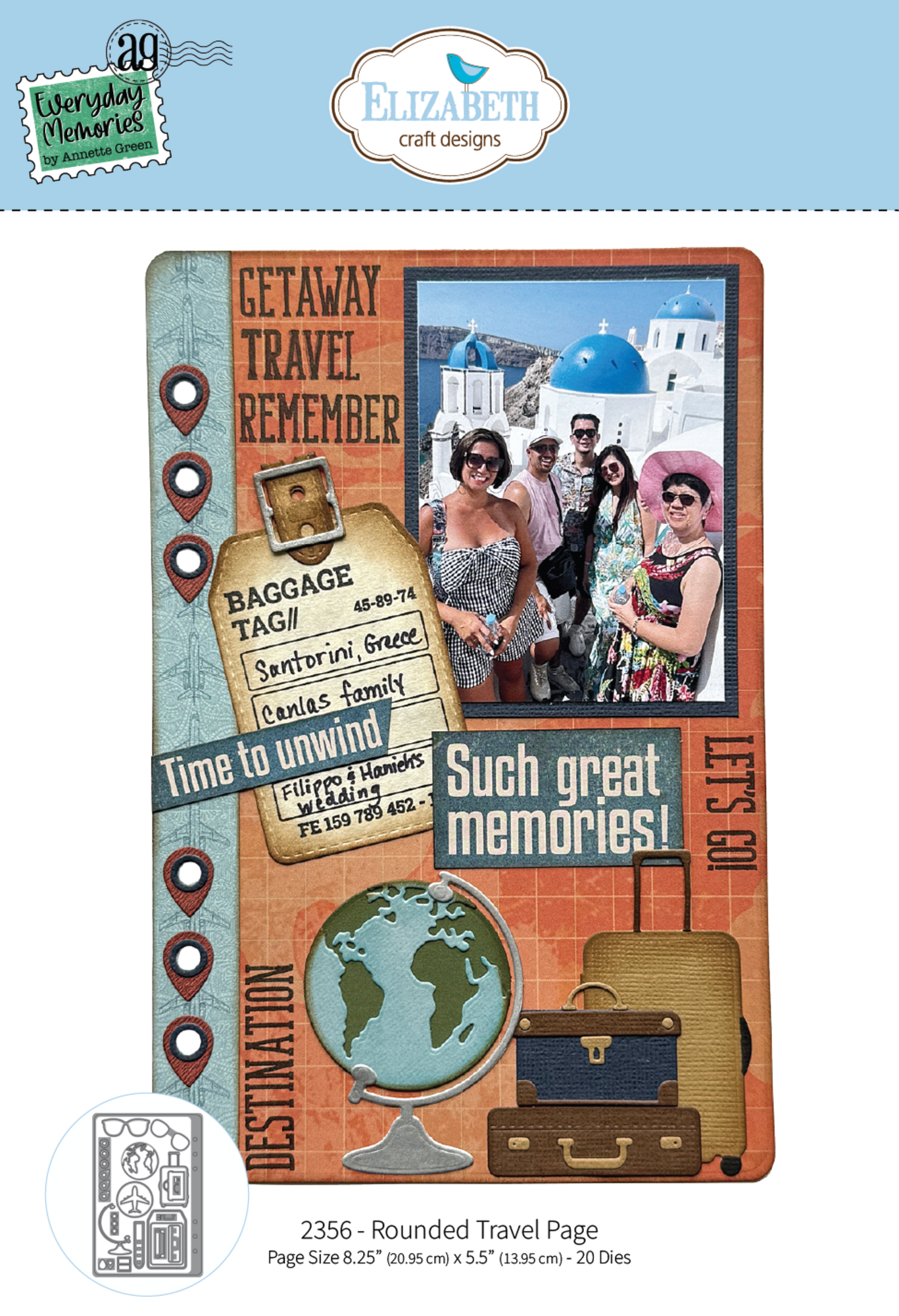 ECD die rounded travel Page