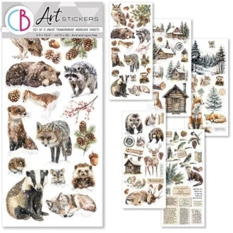 Ciao Bella - Forest Tales Transparent Adhesive Sheets (5 pcs)
