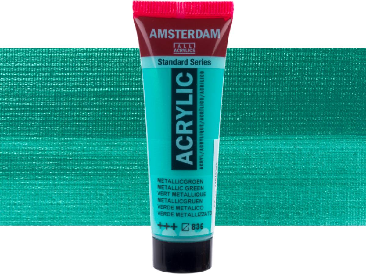 Talens -  Amsterdam acrylverf 20 ml metallic groen