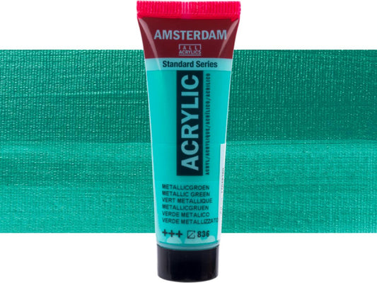 Talens -  Amsterdam acrylverf 20 ml metallic groen