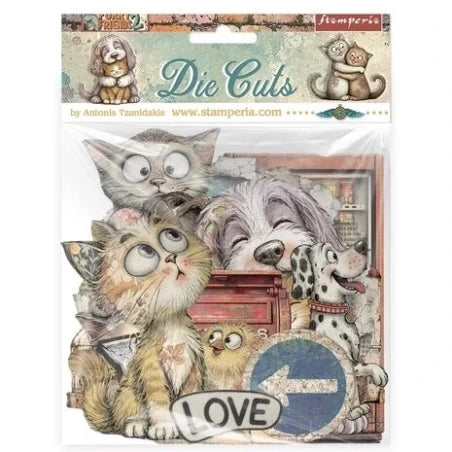 Stamperia - Furry Friends 2 - Die Cuts