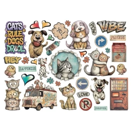 Stamperia - Furry Friends 2 - Die Cuts