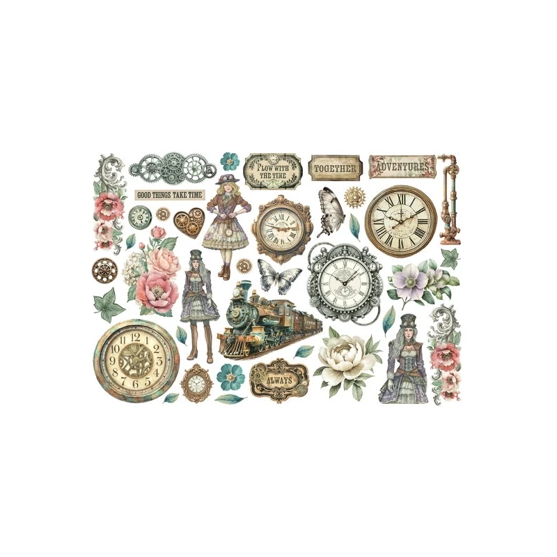 Stamperia - Gardens of Time - Ephemera