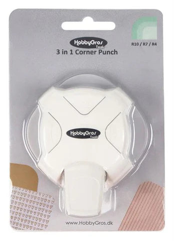 Hobbygros - 3 in 1 corner punch