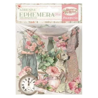 Stamperia - House of Roses - Ephemera 46 pcs