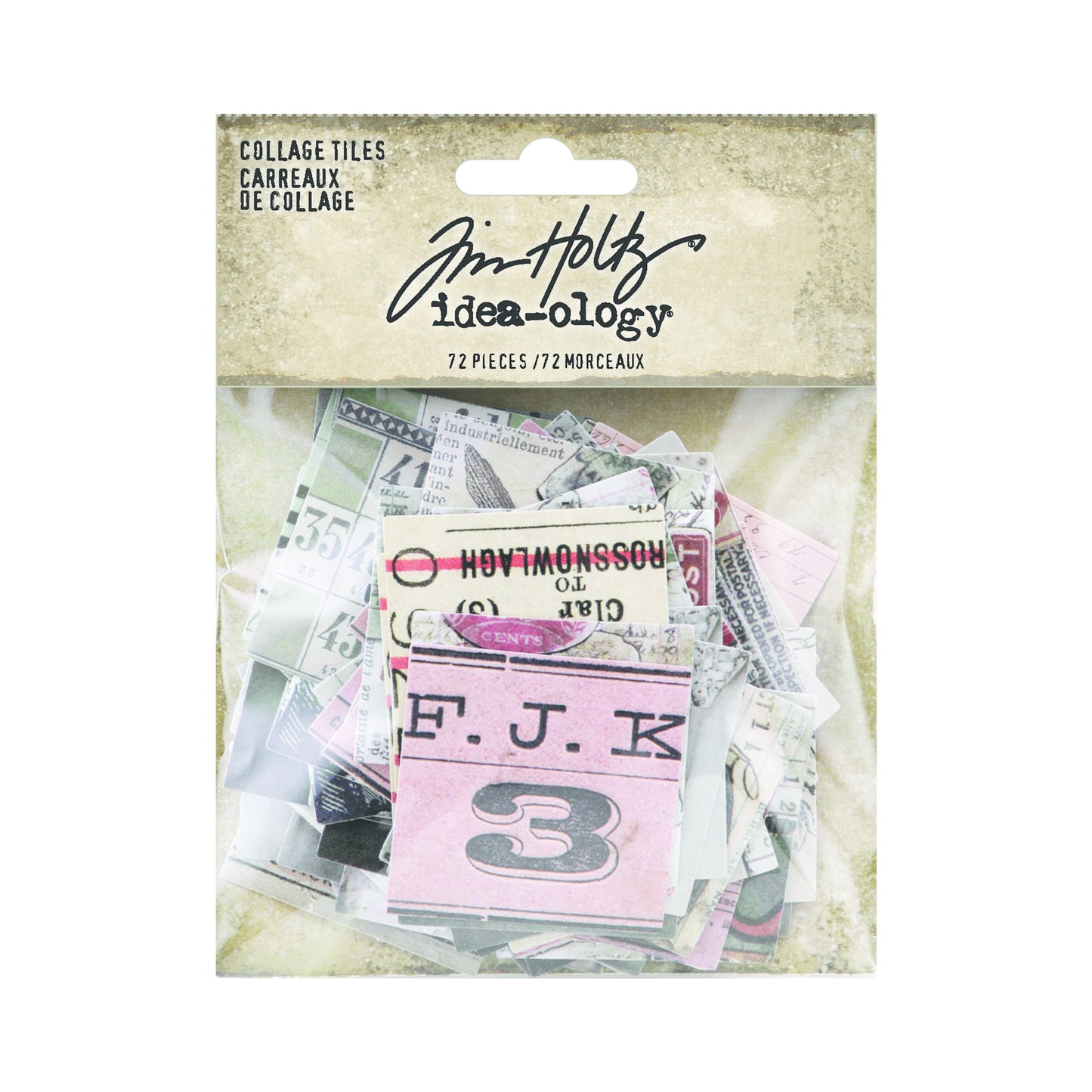 Idea-ology Tim Holtz collage tiles