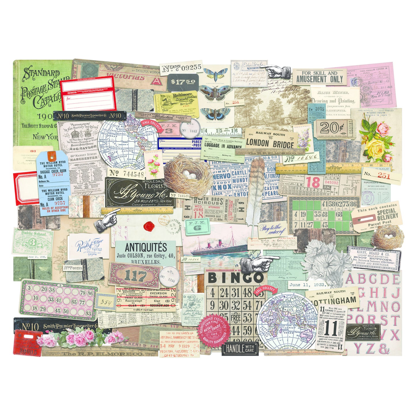 Idea-ology Tim Holtz Ephemera pack Memoir
