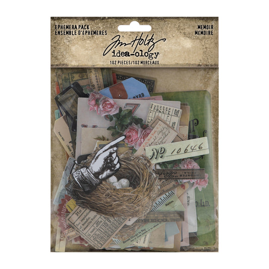 Idea-ology Tim Holtz Ephemera pack Memoir