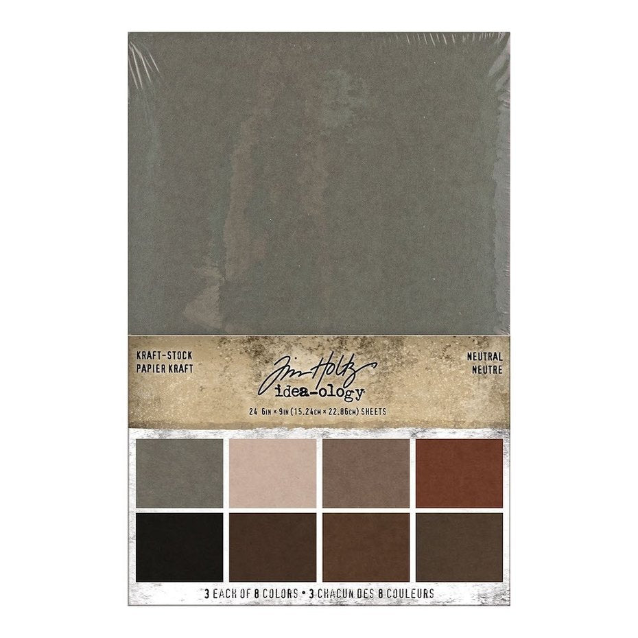 Ideaology Tim Holtz kraft-stock stack