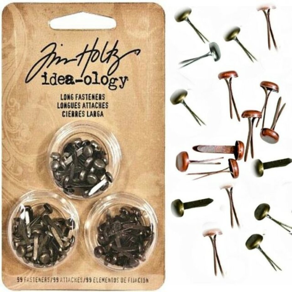Idea-ology Tim Holtz Long Fasteners (99 stuks)