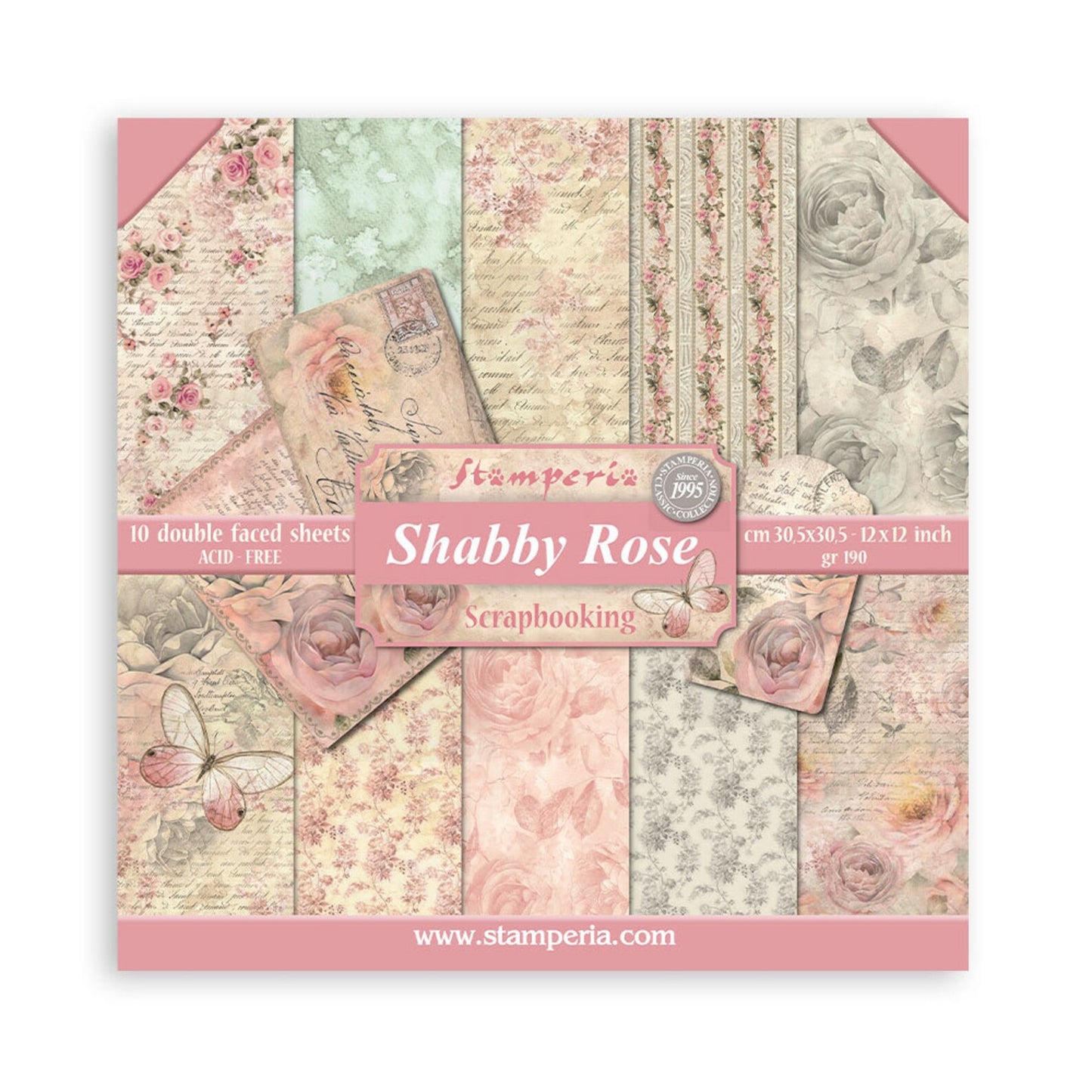 Stamperia Shabby Rose papers