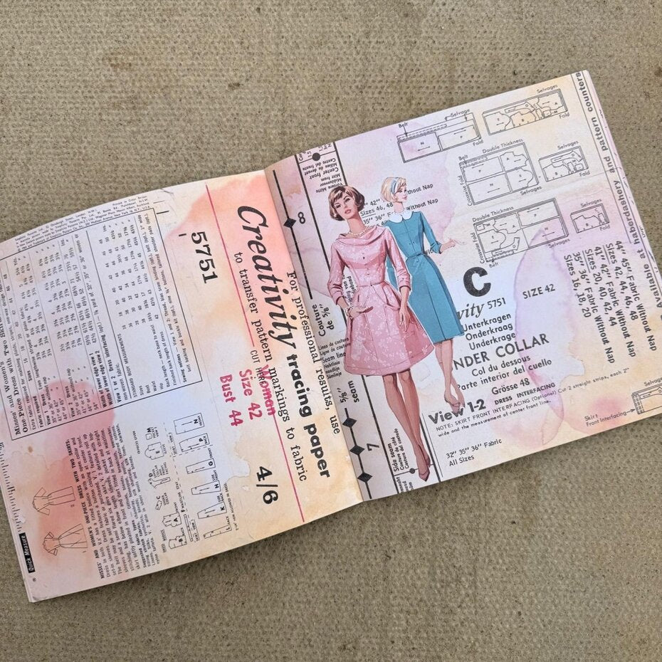 IndigoBlu - Sew Lovely 8x8 Inch Paper Book by Mike Deakin