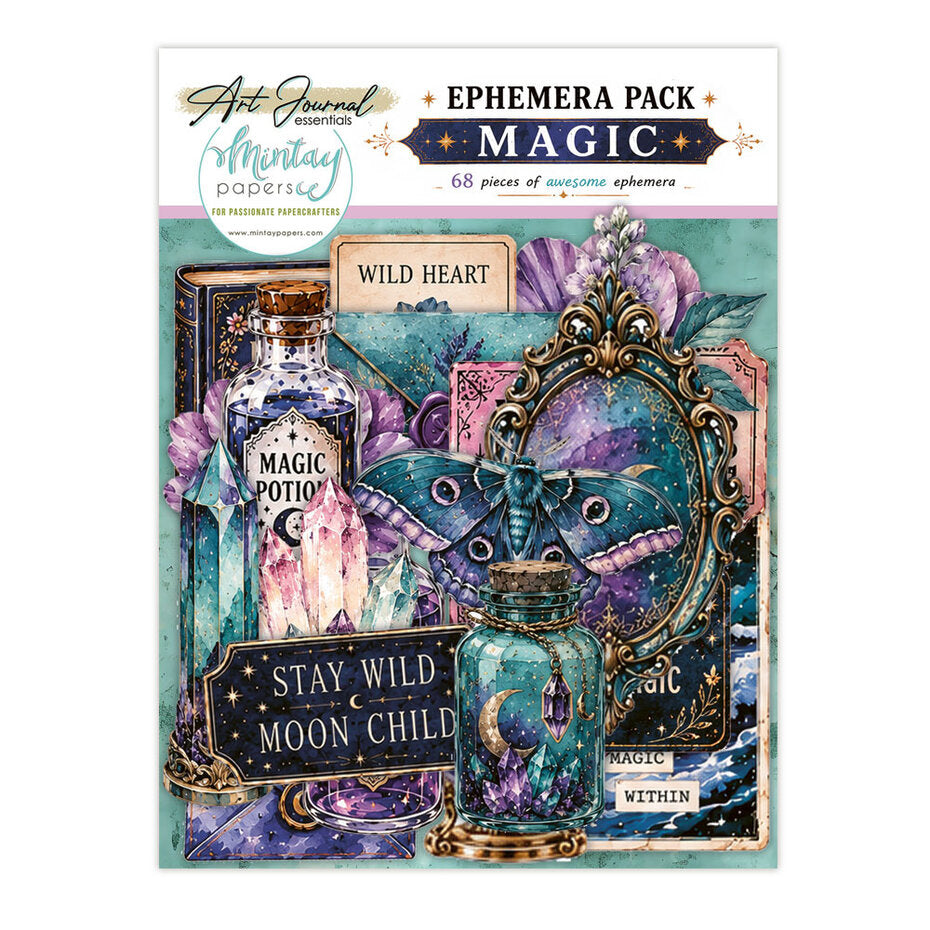 Mintay Papers - Art Journal Ephemera Pack Magic