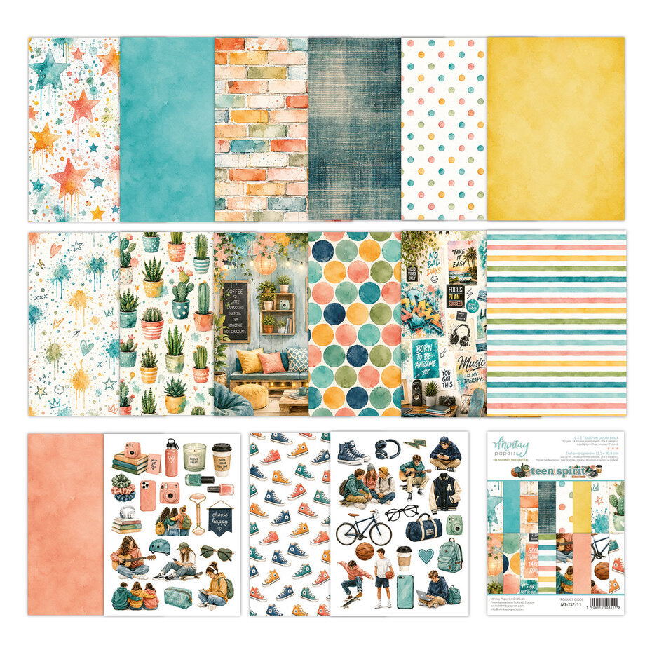 Mintay Papers - Teen Spirit 6x8 Inch Add-On Paper Pack