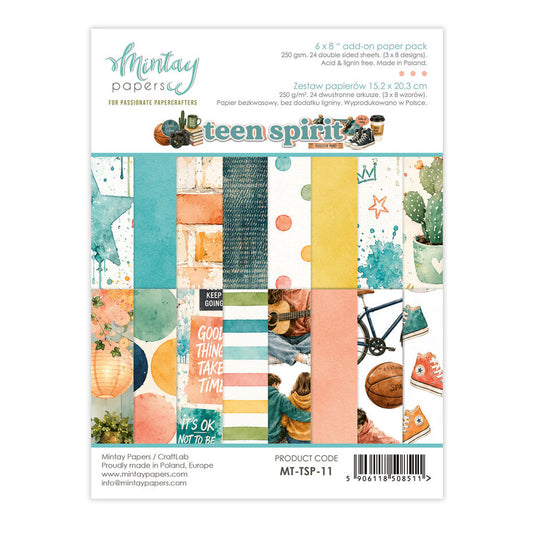 Mintay Papers - Teen Spirit 6x8 Inch Add-On Paper Pack