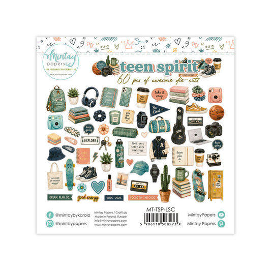 Mintay Papers - Teen Spirit Paper Die-Cuts (60pcs)