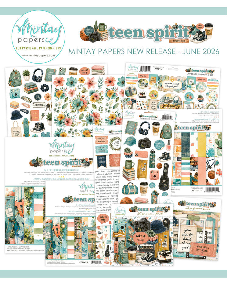 Mintay Papers - Teen Spirit Paper Ephemera (36pcs)
