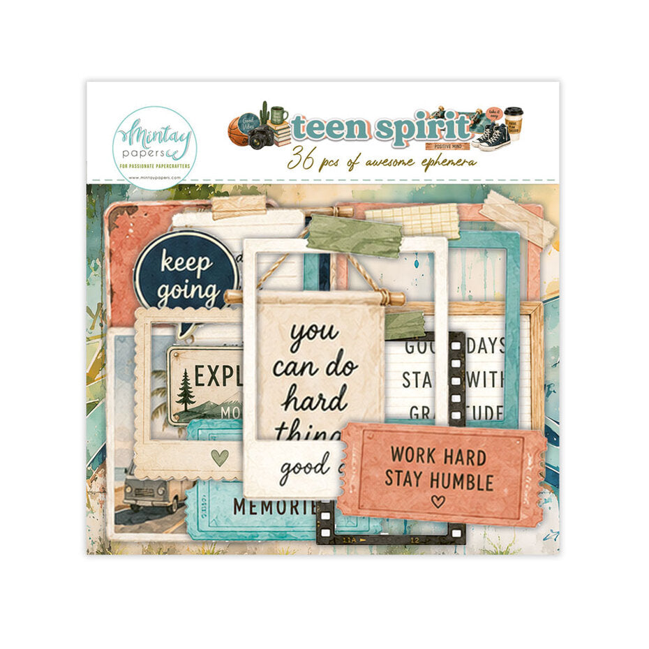Mintay Papers - Teen Spirit Paper Ephemera (36pcs)