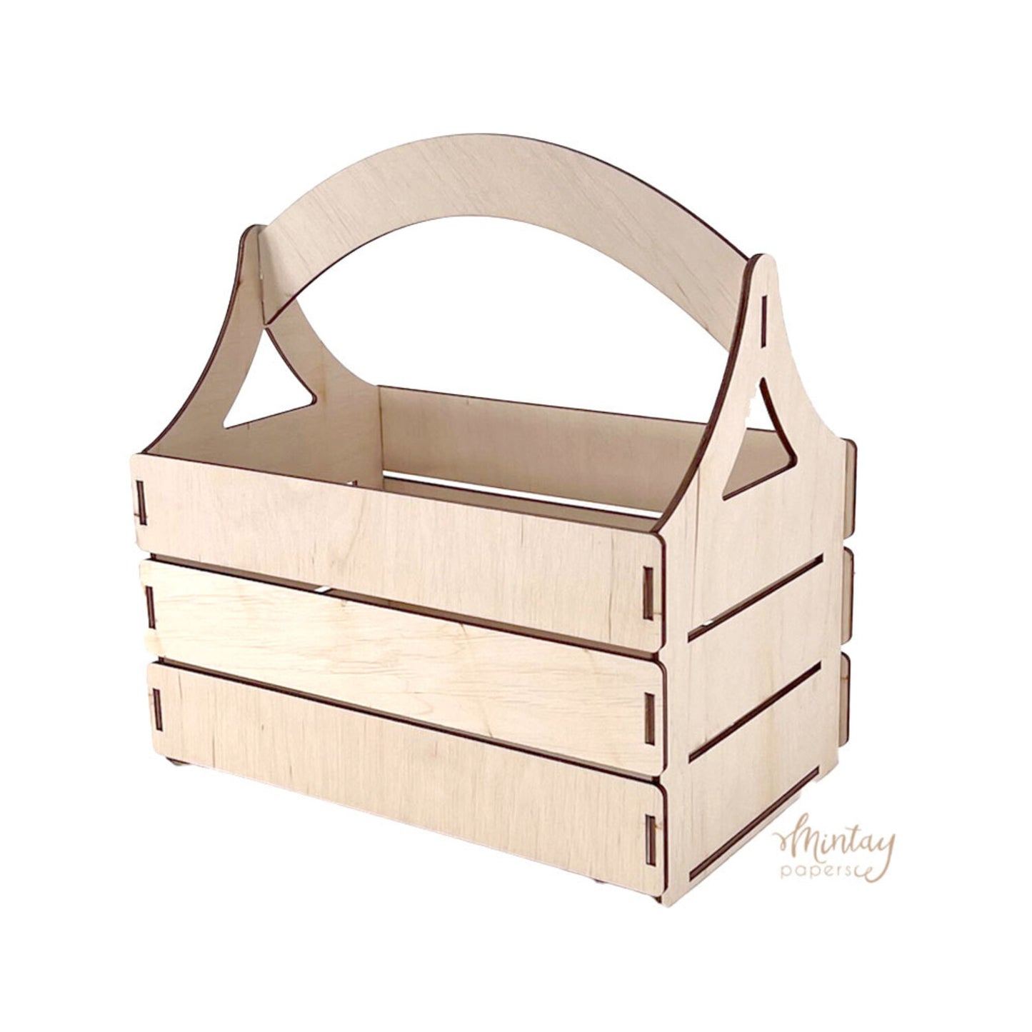 Mintay Papers - Woodies Decor Basket