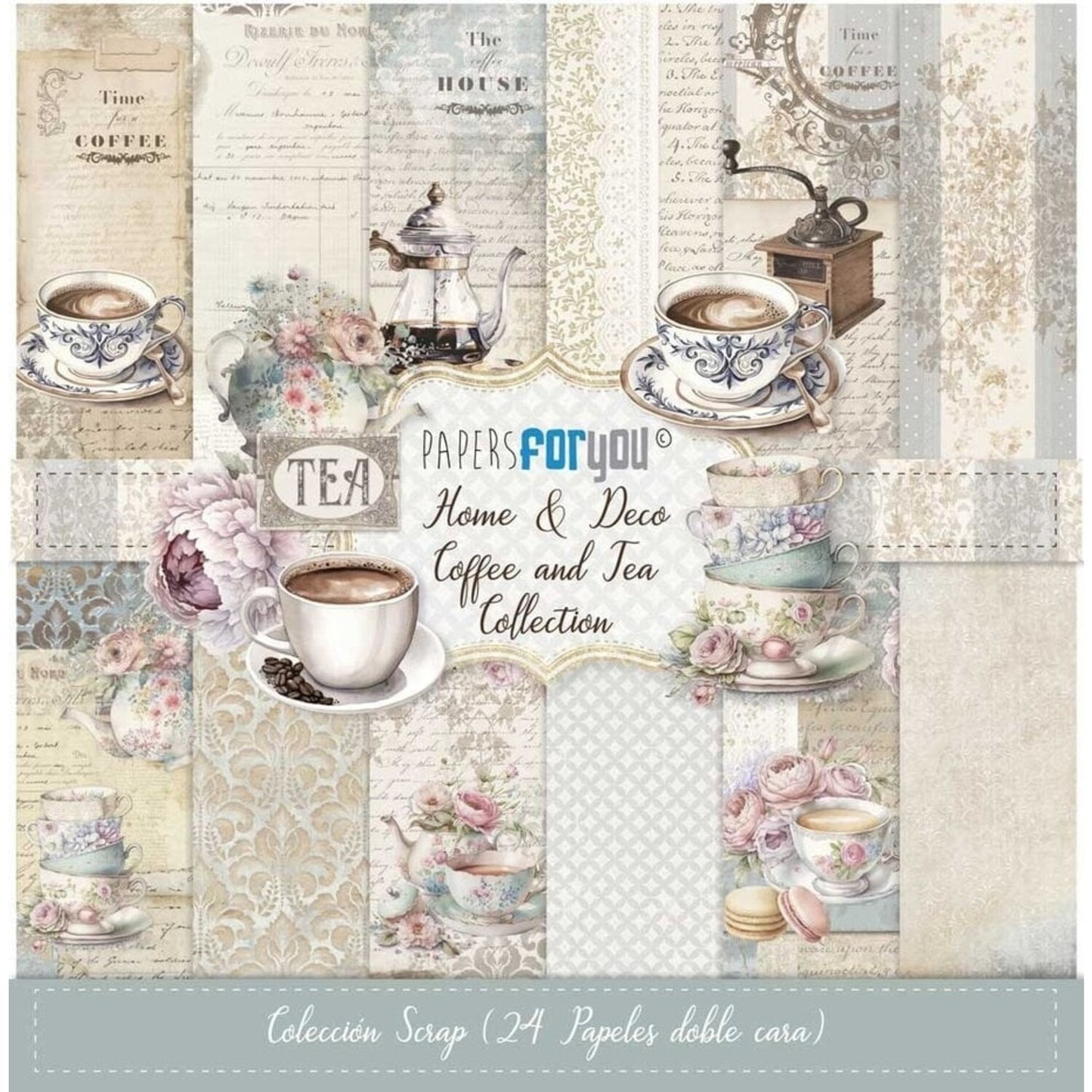 Papers for You - Home & Deco Coffee and Tea Collection 8x8 inch