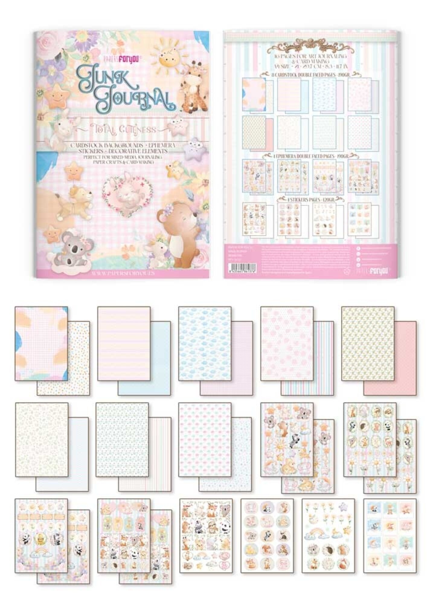 Papers For You junkjournal total cuteness
