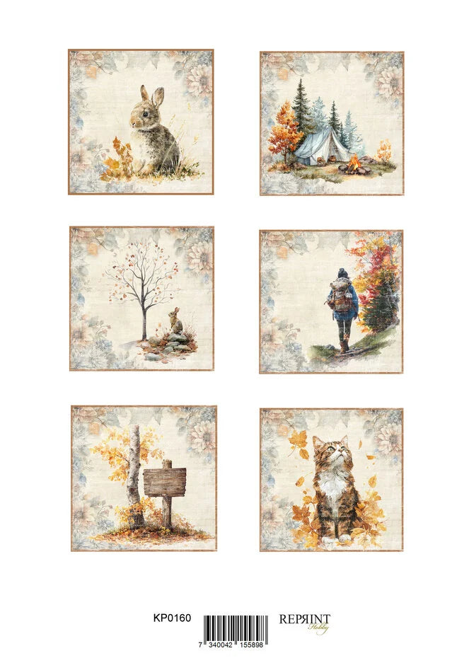 Reprint Birthday A4 cut outs